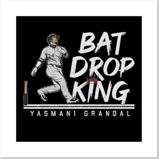 Yasmani Grandal Bat Drop King Posters and Art